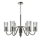 Светильник подвесной ST-Luce никиль/прозрачный E14 6*40W SL2005.103.06