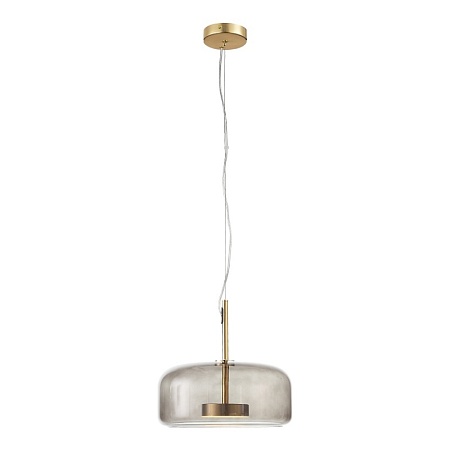 Светильник подвесной ST-Luce Золотистый/Дымчатый LED 1*9W 3000K SL1053.243.01 - фото