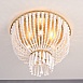 Люстра Jacqueline Clear Flush-Mount Brass Imperiumloft 186173-22 - фото