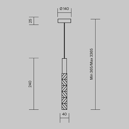 Подвесной светильник Maytoni MOD328PL-L3BS3K - фото