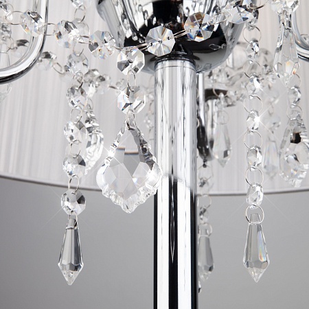 Напольный светильник Eurosvet 2045/3F хром/белый - фото