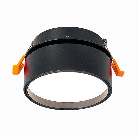 Встраиваемый поворотный светильник Черный LED 1*14W 4000K 1 100Lm Ra>90 120° IP20 D105x ST651.448.14 - фото