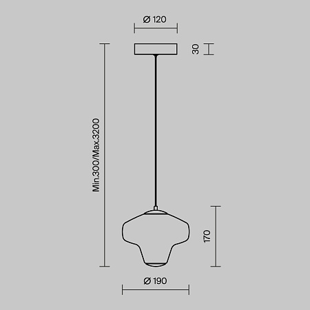 Подвесной светильник Maytoni MOD359PL-L6BS3K - фото