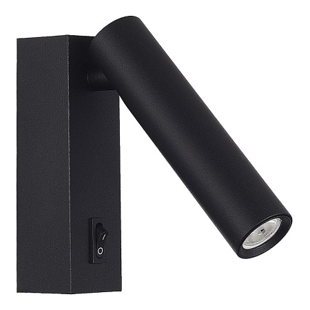 Светильник настенный ST-Luce Черный/Черный LED 1*5W 3000K ST161.411.05 - фото
