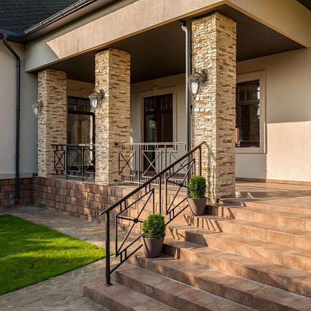 Светильник садово-парковый Feron PL685 на цепочке 60W 230V E27, черное золото - фото