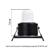 Точечный встраиваемый светильник ARTE LAMP A2858PL-1BK - фото
