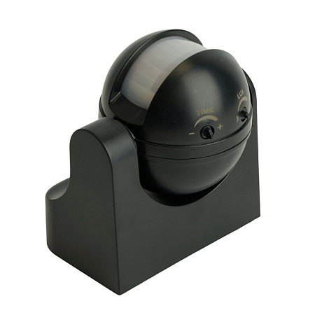 Датчик движения 1200W 12m 180° черный, SEN11 - фото