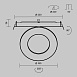 Встраиваемый светильник Technical DL102-12W3K-B - фото