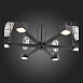 Люстра подвесная ST-Luce Серый графит/Серый графит, Прозрачный LED 6*8W 4000K SL815.303.06 - фото