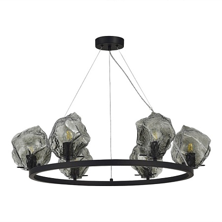 Люстра подвесная ST-Luce Черный/Серо-зеленый E14 6*40W SL1175.403.06 - фото