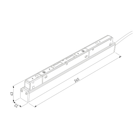 Блок питания 200W Slim Magnetic белый 95042/00 Elektrostandard - фото