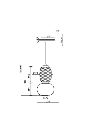 Настенный светильник (бра) Maytoni Pattern MOD267WL-L18G3K - фото