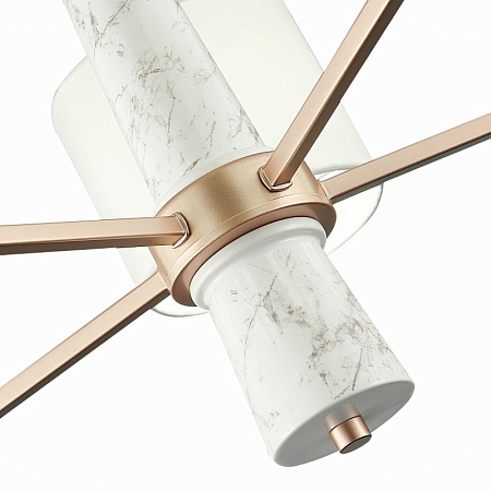 Светильник подвесной ST-Luce Матовое золото/Белый E14 5*40W SL1163.203.05 - фото