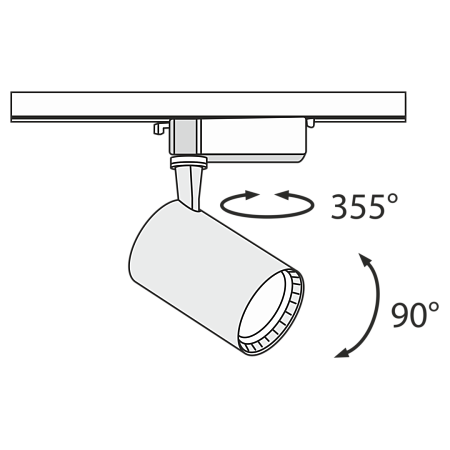 Трековый светильник Technical Vuoro TR003-1-12W4K-W - фото