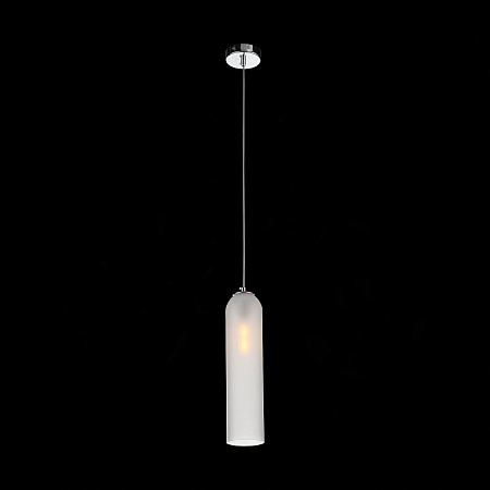 Светильник подвесной ST-Luce Хром/Белый E27 1*60W SL1145.153.01 - фото