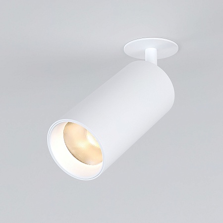 Встраиваемый светодиодный светильник Diffe белый 25066/LED Elektrostandard - фото