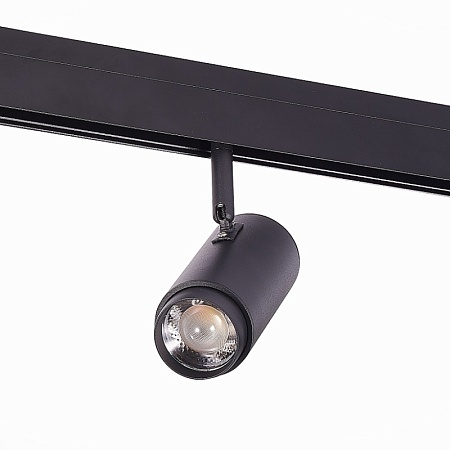 Магнитный трековый светильник ZOOM Черный LED 1*6W 3000K 667Lm Ra>80 10-60° IP20 L137xW ST357.436.06 - фото