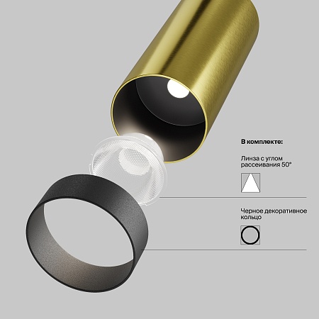 Потолочный светильник Technical FOCUS LED C055CL-L12W2.7K-W-BS - фото