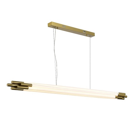 SL6237.303.58 Светильник подвесной ST-Luce латунь/белый LED 1*58W 4000K DALLAMOS - фото