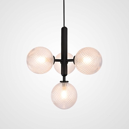 Подвесной Светильник Raffin 4 Transparent Black Imperiumloft 177908-26 - фото
