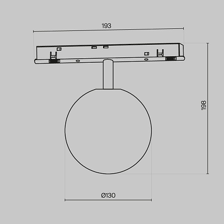 Трековый светильник Technical Luna TR038-2-5W4K-W - фото