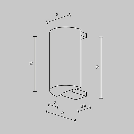 Комплектующие для трековой системы Technical TRA154EC-BS - фото