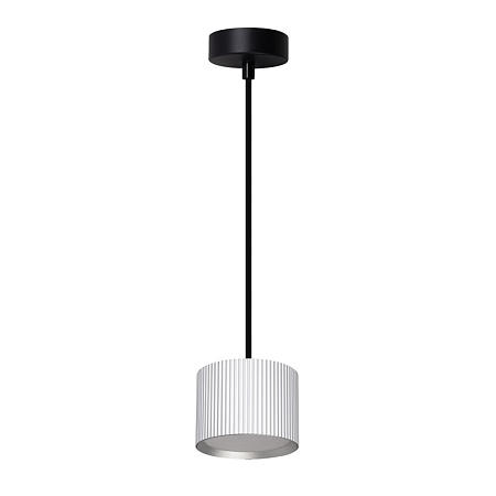 Светильник потолочный Feron Barrel HL4588 ARIA  levitation 12W, 230V, GX53, серебро + черный, на подвесе 1,7 м - фото