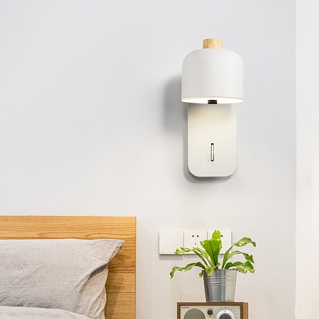 Настенный Светильник Stille Бело-Черный Imperiumloft 178474-26 - фото