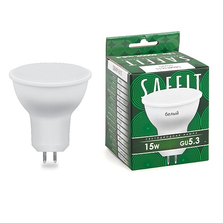 Лампа светодиодная SAFFIT SBMR1615 MR16 GU5.3 15W 230V 4000K - фото