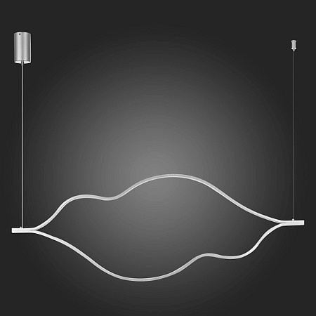 Светильник подвесной ST-Luce Никель/Белый LED 1*65W 4000K SL6106.103.65 - фото
