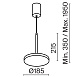 Подвесной светильник Technical Plato P076PL-L12W3K-B - фото