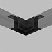 TR2112-BK Угол потолок-потолок встраиваемый под ГКЛ SMART, черный - фото