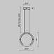 Подвесной светильник Freya Eclat FR6182PL-L14BS - фото