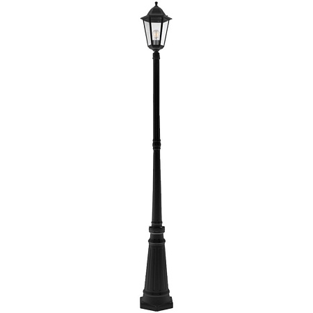 Светильник садово-парковый Feron 6211/PL6211 столб 100W E27 230V, черный - фото