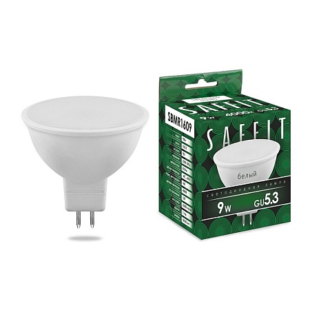 Лампа светодиодная SAFFIT SBMR1609 MR16 GU5.3 9W 230V 4000K - фото