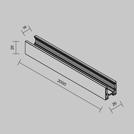 Шинопровод Technical TRXMN034-412B - фото