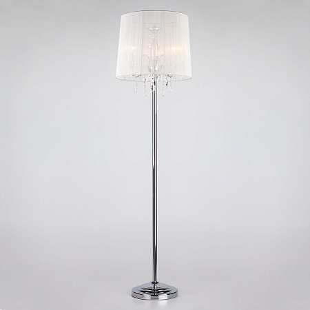 Напольный светильник Eurosvet 2045/3F хром/белый - фото