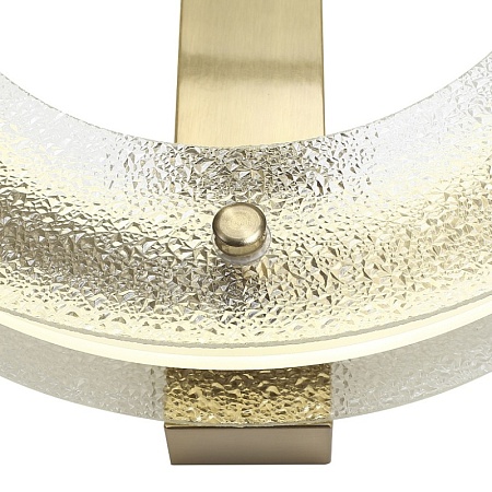 Светильник потолочный ST-Luce золотистый/Прозрачный LED 1*30W 4000K SL6245.202.01 - фото