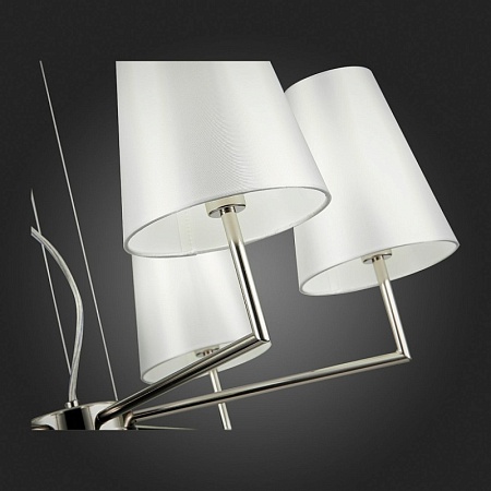 Светильник подвесной Никель/Белый E14 6*40W SLE105903-06 - фото