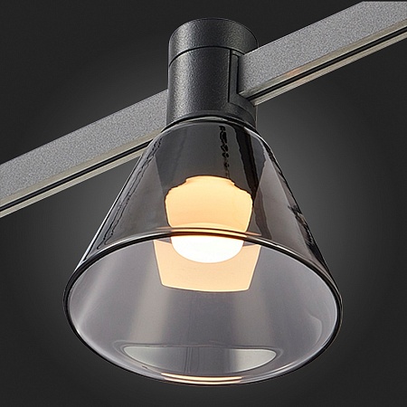 Магнитный трековый светильник FARM Черный LED 1*3W 3000K 78Lm Ra90 120 IP20 D90xH102 24 ST814.406.03 - фото