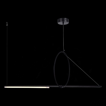 Светильник подвесной ST-Luce Черный LED 1*12W 3000K SL6113.403.01 - фото