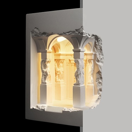 10355B Гипсовый встраиваемый светильник под покраску LOFT IT Antique - фото