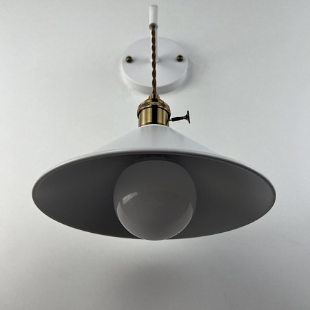 Бра С Подвесным Плафоном Braid Wall White Imperiumloft 167735-26 - фото