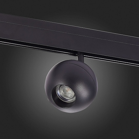 Магнитный трековый светильник Черный LED 1*12W 4000K 680Lm Ra>80 36° IP20 L120xW100xH19 ST354.446.12 - фото