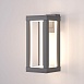 Уличный настенный светодиодный светильник Frame LED IP54 1527 TECHNO LED серый Elektrostandard - фото