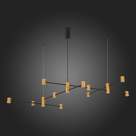 Светильник подвесной ST-Luce Золотистый, Черный/Белый LED 22*3W 3000K SL1596.423.22 - фото