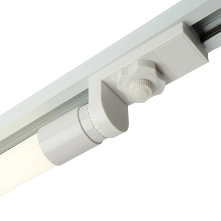 Коннектор (адаптер для установки Т8 лампы цоколь G13) для шинопровода, белый LD1016 - фото