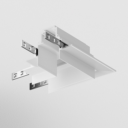 Коннектор угловой Gravity встраиваемый белый - фото