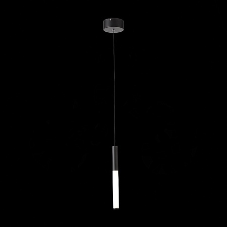 Светильник подвесной ST-Luce Черный/Белый LED 1*8W 3000K SL1593.403.01 - фото