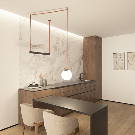 Светильник на шине Denkirs BELTY LINEAR DK5576-BK - фото